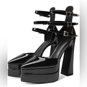 Artrotte Women's Pointed Toe Platforms